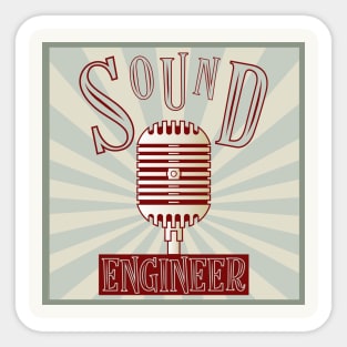 Sound Engineer Sticker